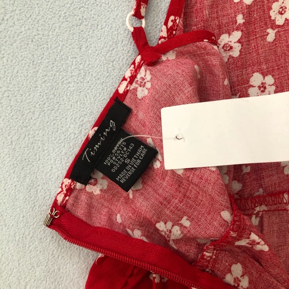 NWT Red flowy flower print dress - Picture 4 of 6